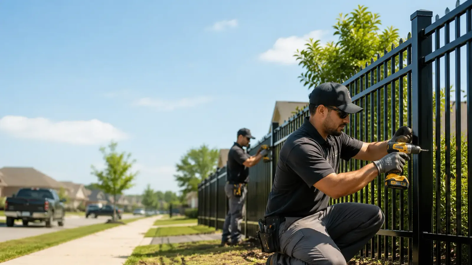 Metal Fence Installation in Byron, MI